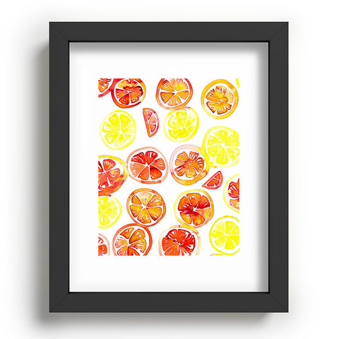 Amy Sia Orange Slice Recessed Framing Rectangle