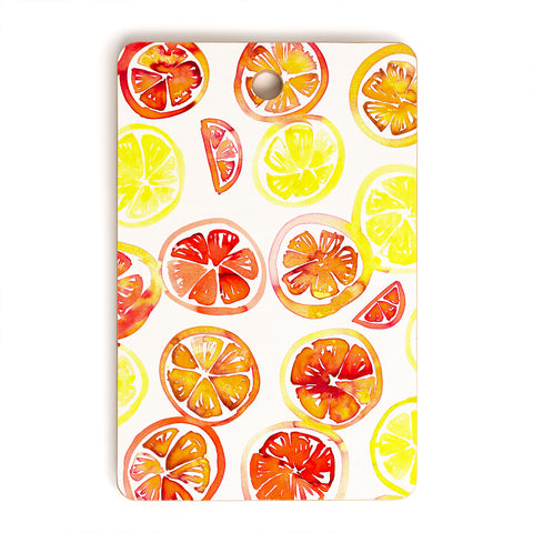 Amy Sia Orange Slice Cutting Board Rectangle