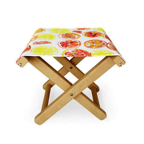 Amy Sia Orange Slice Folding Stool