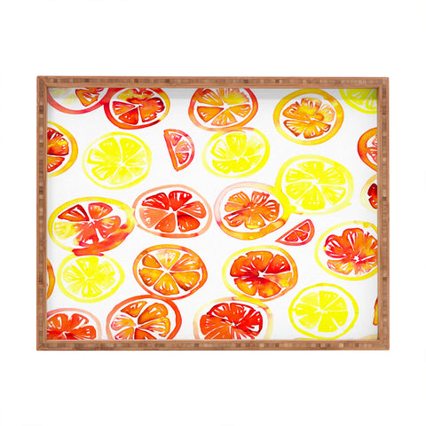 Amy Sia Orange Slice Rectangular Tray