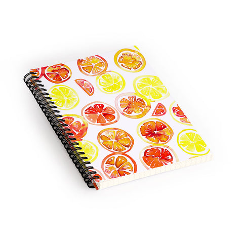 Amy Sia Orange Slice Spiral Notebook