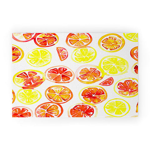 Amy Sia Orange Slice Welcome Mat