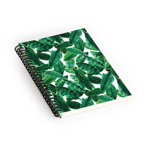 Amy Sia Palm Green Spiral Notebook