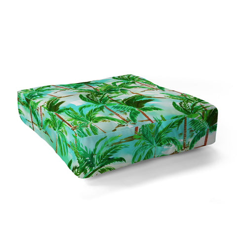 Amy Sia Palm Tree Floor Pillow Square