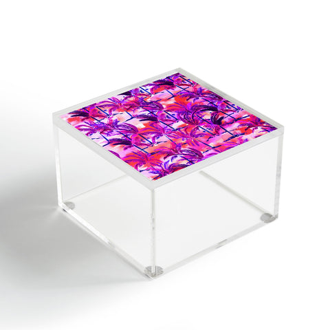 Amy Sia Palm Tree Purple Acrylic Box