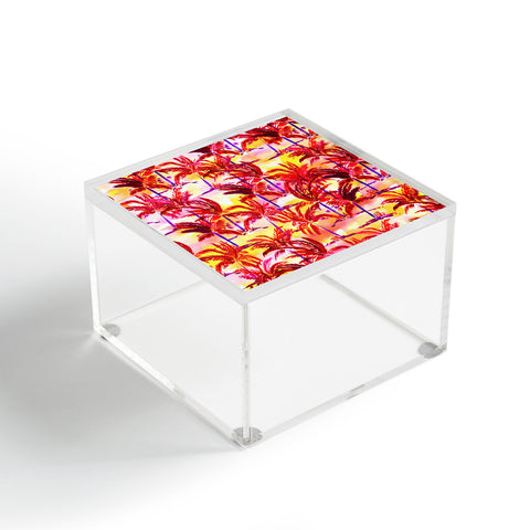Amy Sia Palm Tree Sunset Acrylic Box