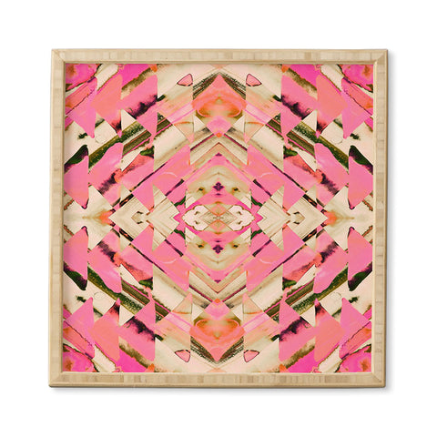 Amy Sia Paros Pink Framed Wall Art