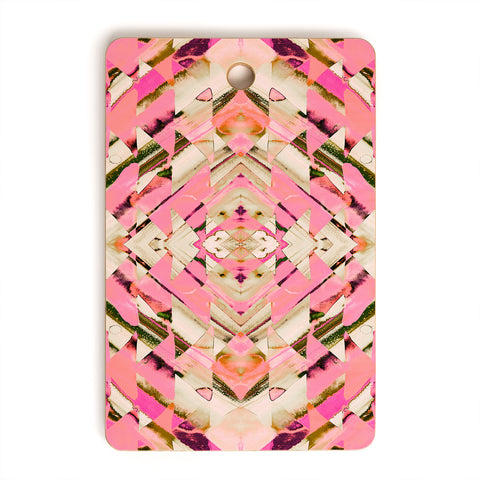 Amy Sia Paros Pink Cutting Board Rectangle