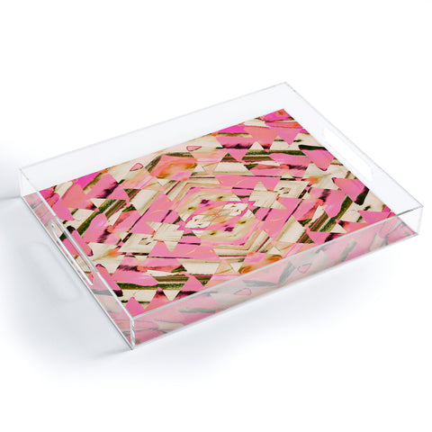 Amy Sia Paros Pink Acrylic Tray