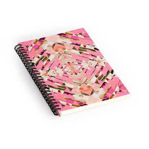 Amy Sia Paros Pink Spiral Notebook