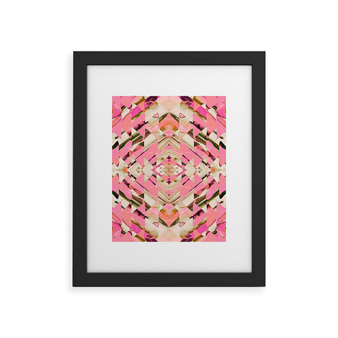 Amy Sia Paros Pink Framed Art Print