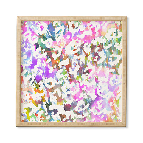 Amy Sia Pastel Leopard Framed Wall Art