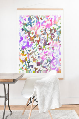 Amy Sia Pastel Leopard Art Print And Hanger