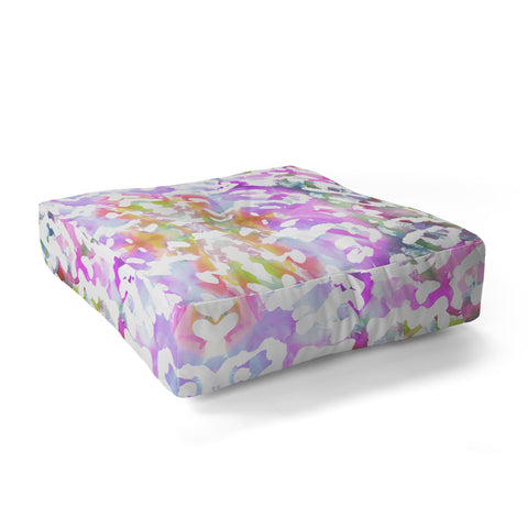 Amy Sia Pastel Leopard Floor Pillow Square