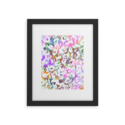 Amy Sia Pastel Leopard Framed Art Print