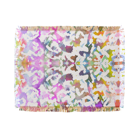 Amy Sia Pastel Leopard Throw Blanket