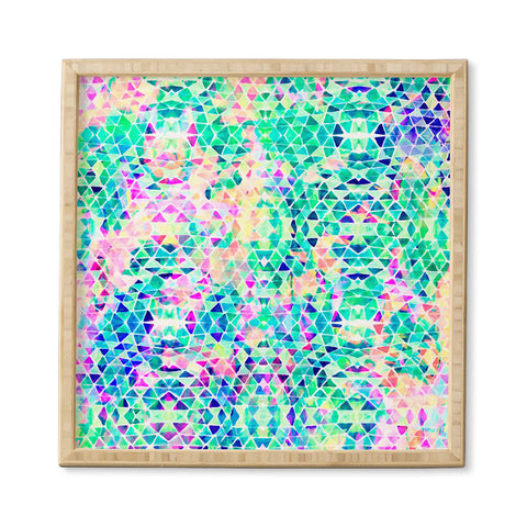 Amy Sia Pastel Triangle Framed Wall Art