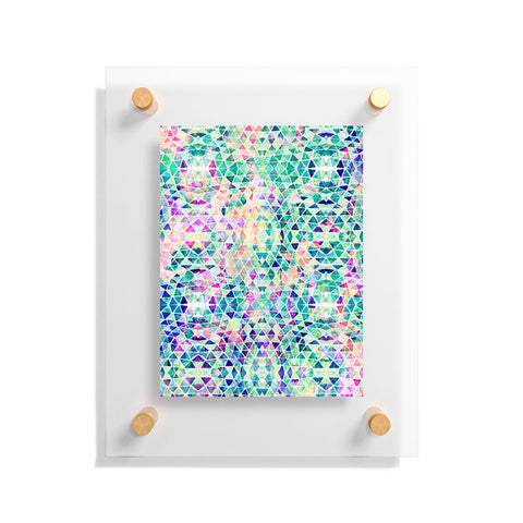 Amy Sia Pastel Triangle Floating Acrylic Print
