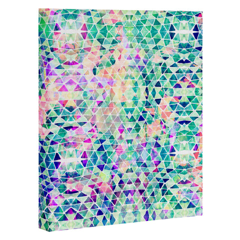 Amy Sia Pastel Triangle Art Canvas