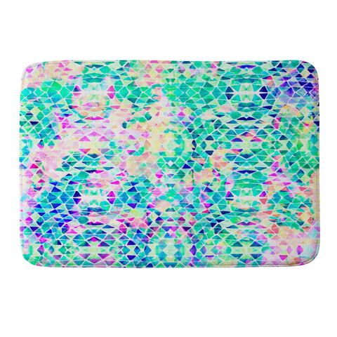 Amy Sia Pastel Triangle Memory Foam Bath Mat