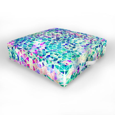 Amy Sia Pastel Triangle Outdoor Floor Cushion