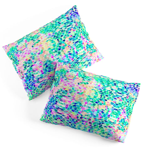 Amy Sia Pastel Triangle Pillow Shams