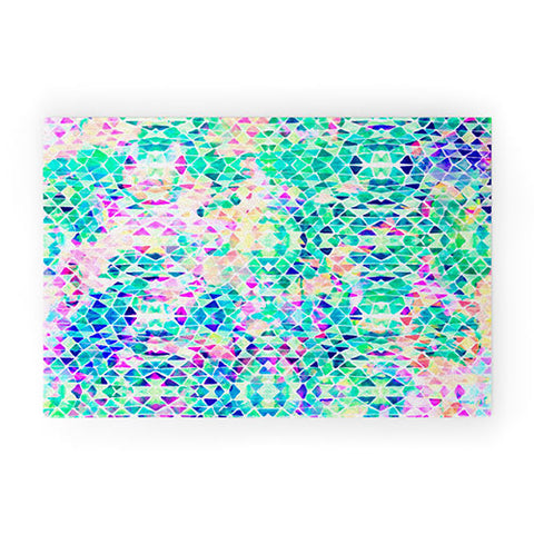 Amy Sia Pastel Triangle Welcome Mat