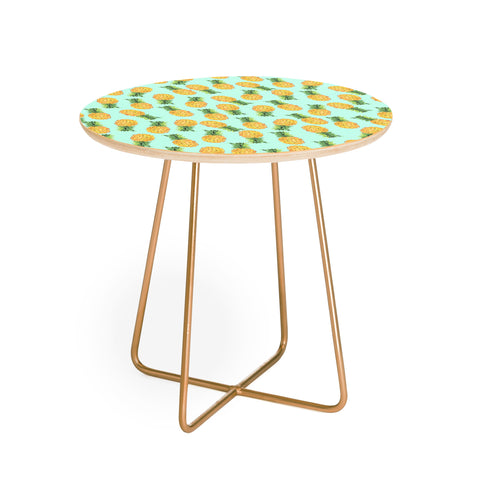 Amy Sia Pineapple Fruit Round Side Table