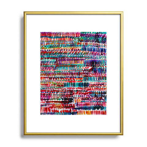 Amy Sia Rain 2 Metal Framed Art Print