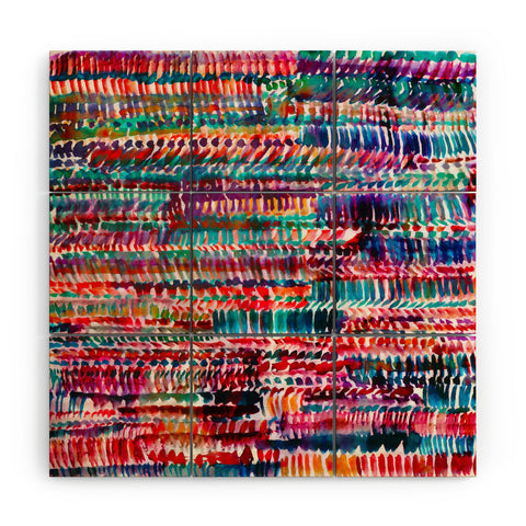 Amy Sia Rain 2 Wood Wall Mural