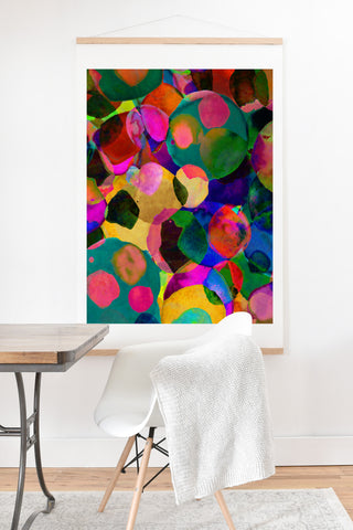 Amy Sia Rainbow Spot Art Print And Hanger