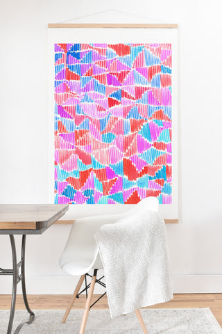 Amy Sia Scribbles Art Print And Hanger