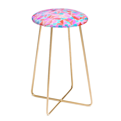 Amy Sia Scribbles Counter Stool