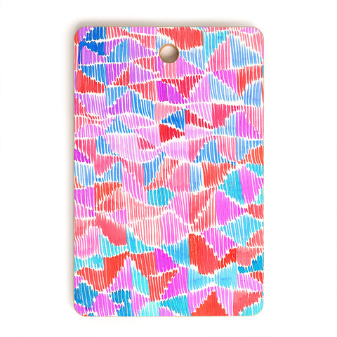 Amy Sia Scribbles Cutting Board Rectangle