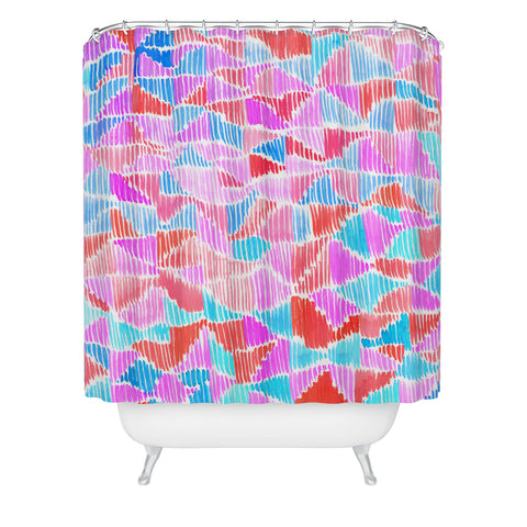 Amy Sia Scribbles Shower Curtain