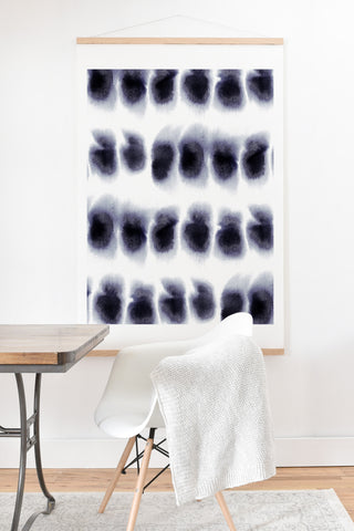 Amy Sia Smudge Black Art Print And Hanger