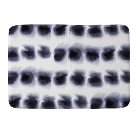 Amy Sia Smudge Black Memory Foam Bath Mat