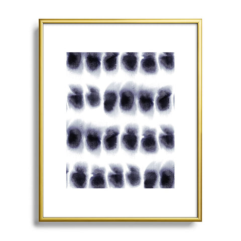 Amy Sia Smudge Black Metal Framed Art Print