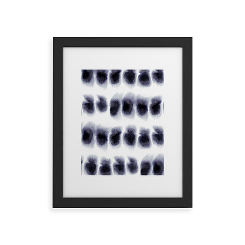 Amy Sia Smudge Black Framed Art Print