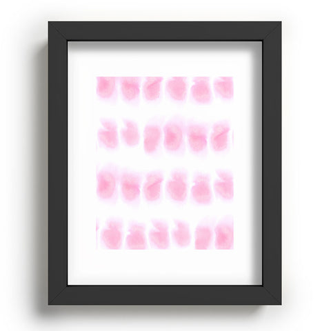 Amy Sia Smudge Pink Recessed Framing Rectangle