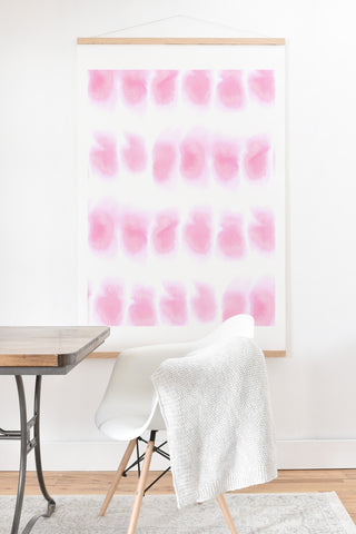 Amy Sia Smudge Pink Art Print And Hanger
