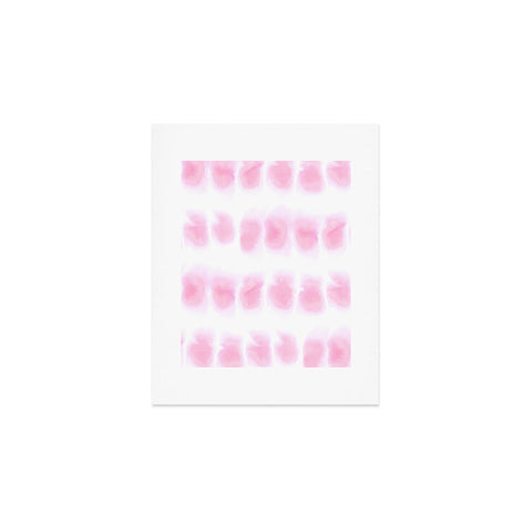 Amy Sia Smudge Pink Art Print