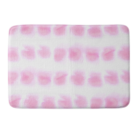 Amy Sia Smudge Pink Memory Foam Bath Mat