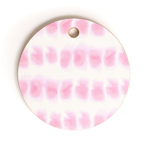 Amy Sia Smudge Pink Cutting Board Round