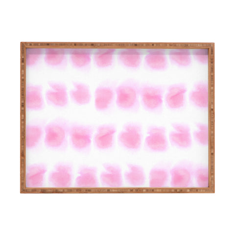 Amy Sia Smudge Pink Rectangular Tray