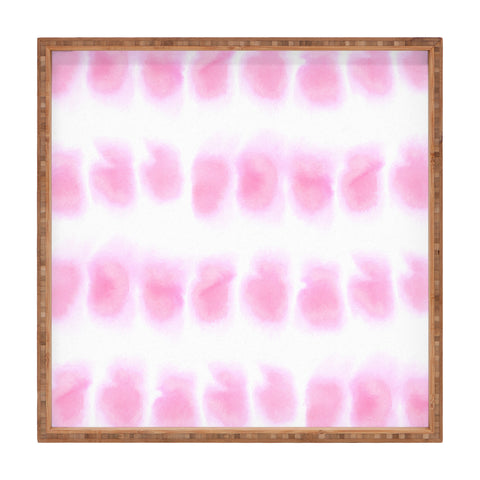 Amy Sia Smudge Pink Square Tray
