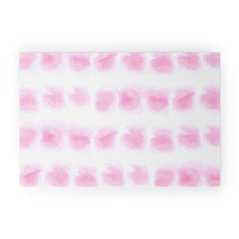 Amy Sia Smudge Pink Welcome Mat