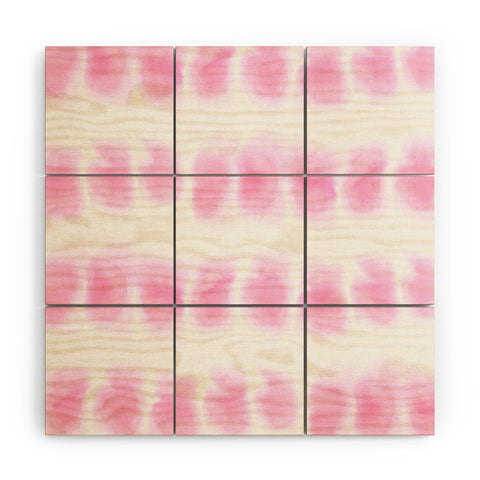 Amy Sia Smudge Pink Wood Wall Mural