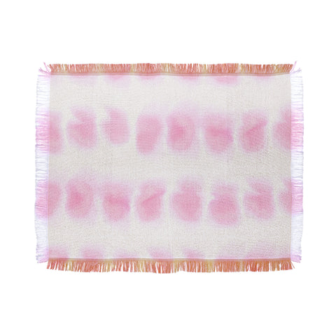 Amy Sia Smudge Pink Throw Blanket