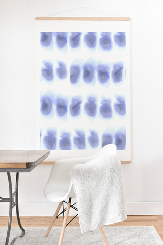 Amy Sia Smudge Purple Art Print And Hanger